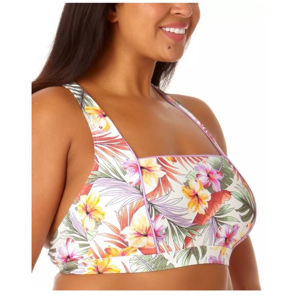 SOILED California Sunshine Women's Cross Back Bralette Top Size 2X $40 O279 - Picture 3 of 4